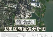 Ai提示词：卫星地图转区位分析图