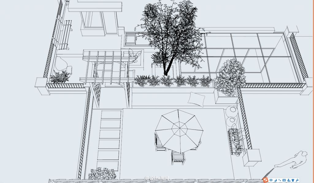 ieday.cn-SU草图大师庭院花园模型 (6)2.jpg