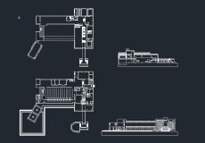 现代艺术博物馆 CAD 著名建筑