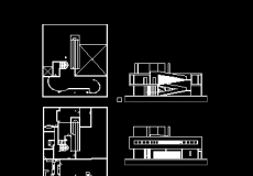 萨伏伊别墅 CAD 著名建筑