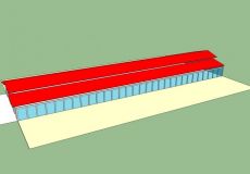 某厂区完整资料su+CAD图纸+3D+效果图等等