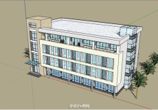 办公建筑模型