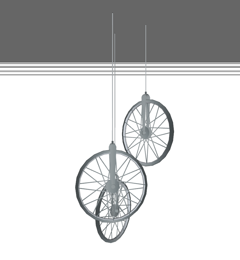 家装 现代 简约  工业风 灯具模型-1