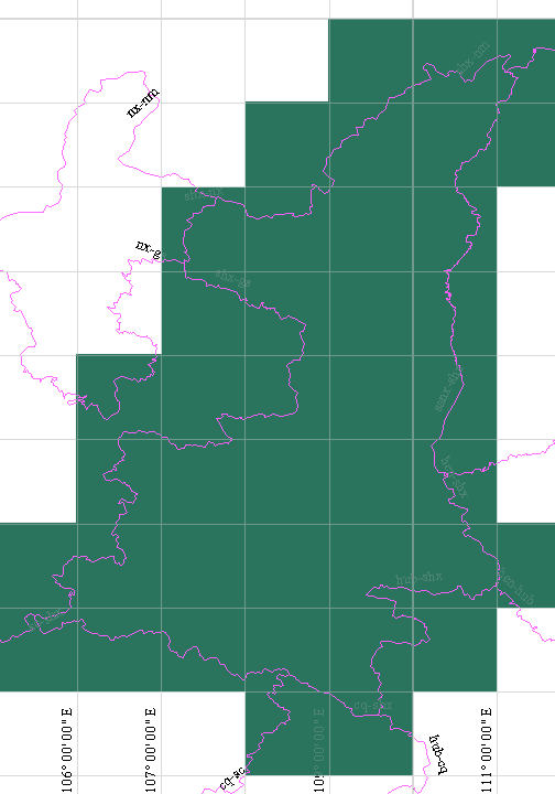 陕西省 30米精度DEM高程数据 NASA SRTM1 v3.0 HGT格式-1