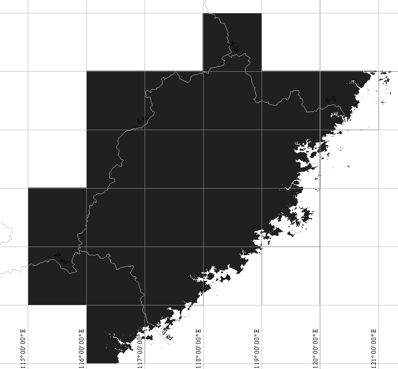福建省 30米精度DEM高程数据 NASA SRTM1 v3.0 HGT格式-1