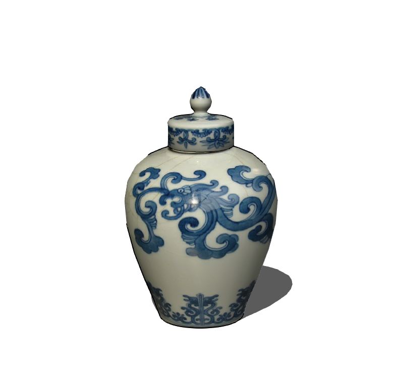 中式陶瓷工艺品摆件-1