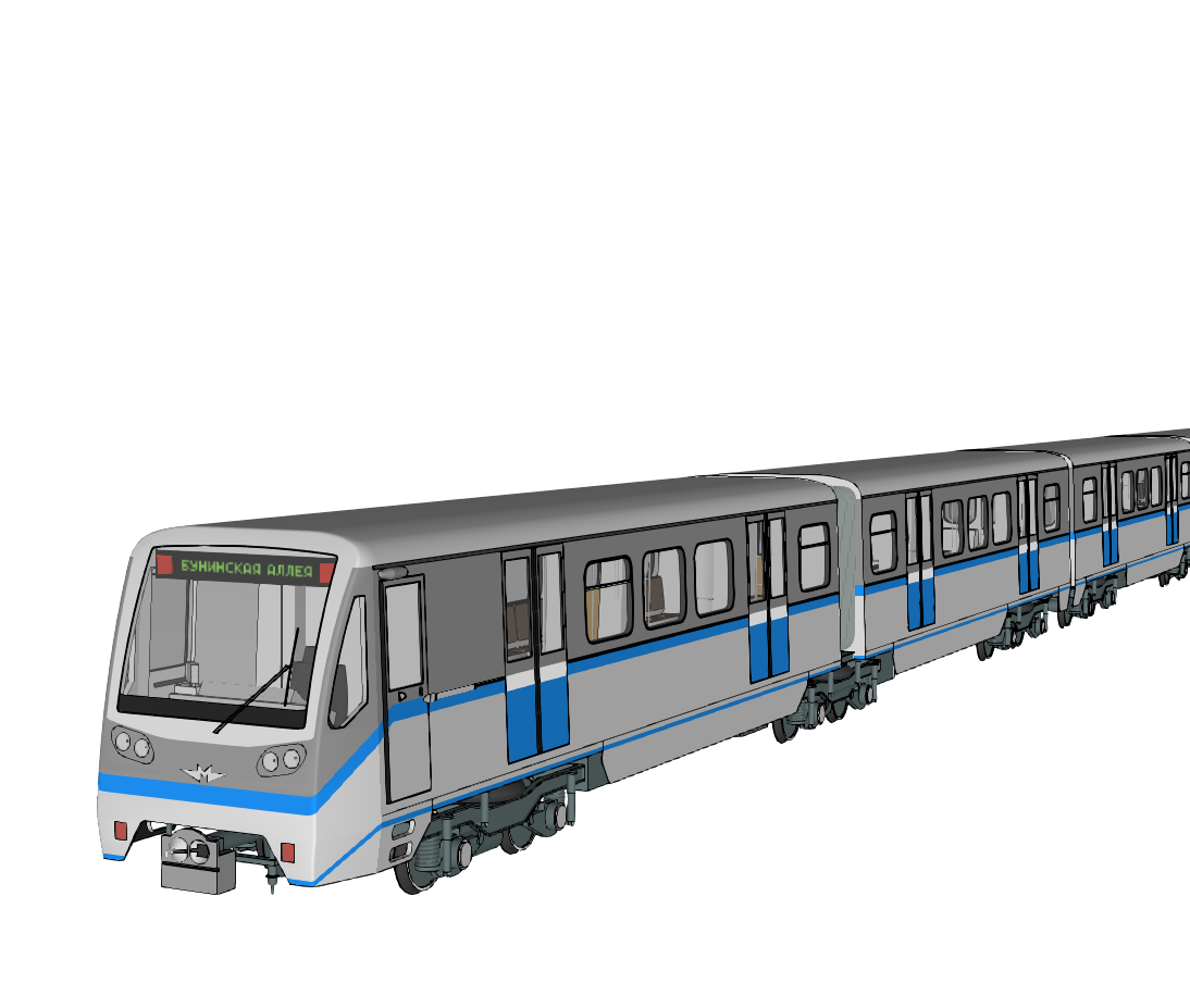 城市轻轨模型-1