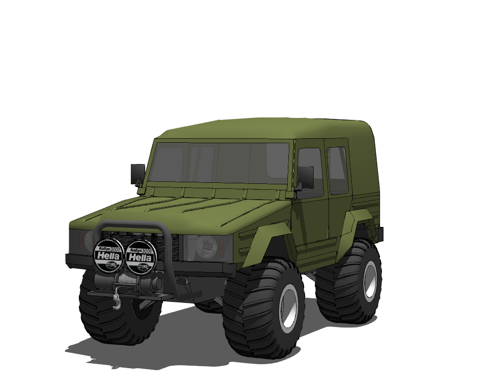 越野车模型-1