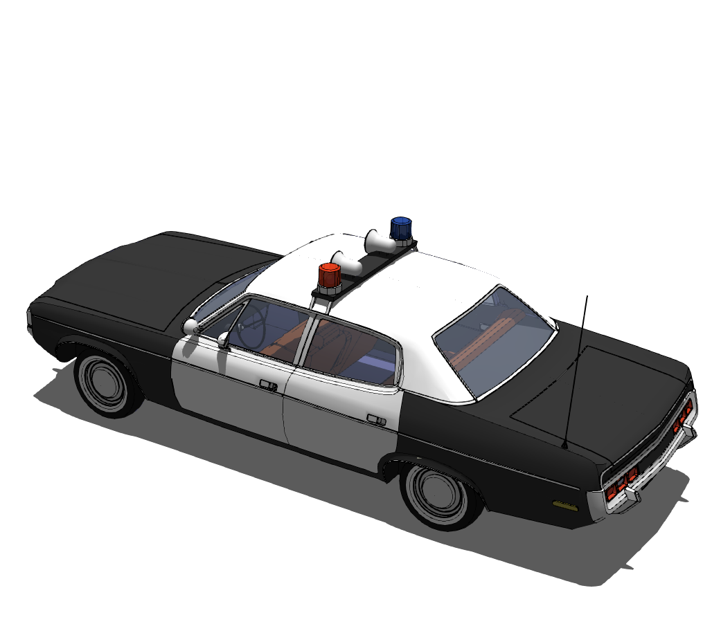 警车模型-1