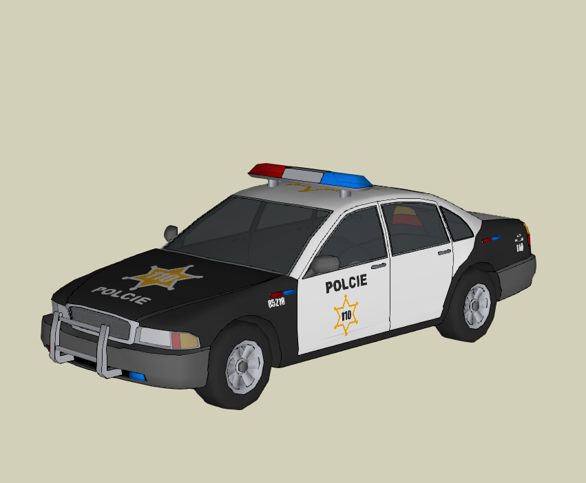 警车模型-1