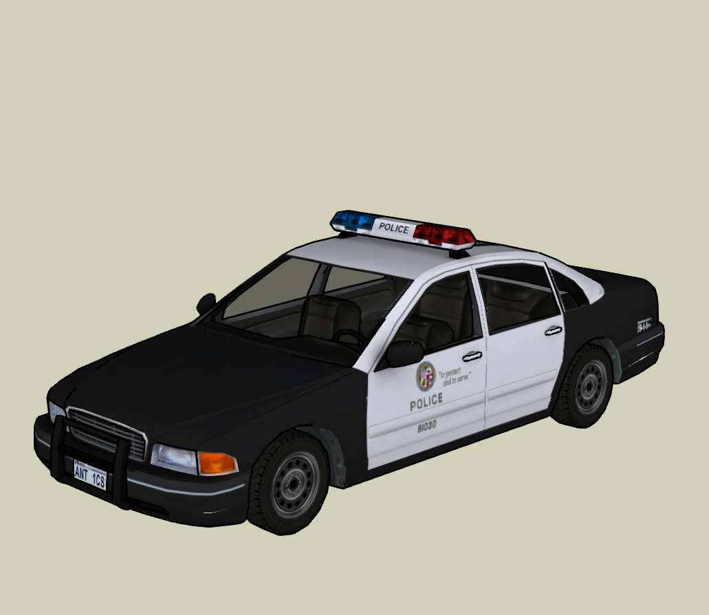 警车模型-1