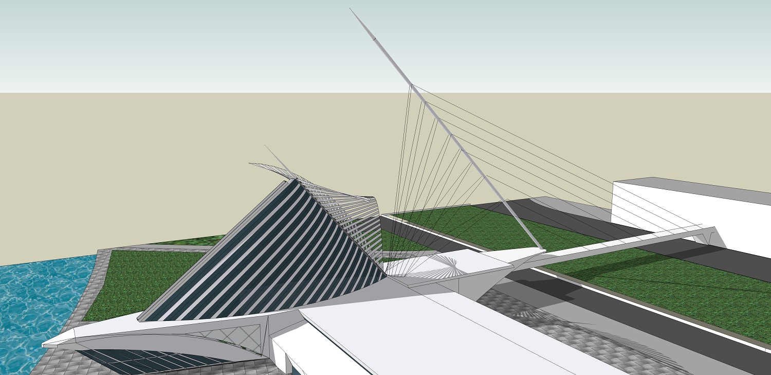 卡拉特拉瓦作品 sketchup模型-1