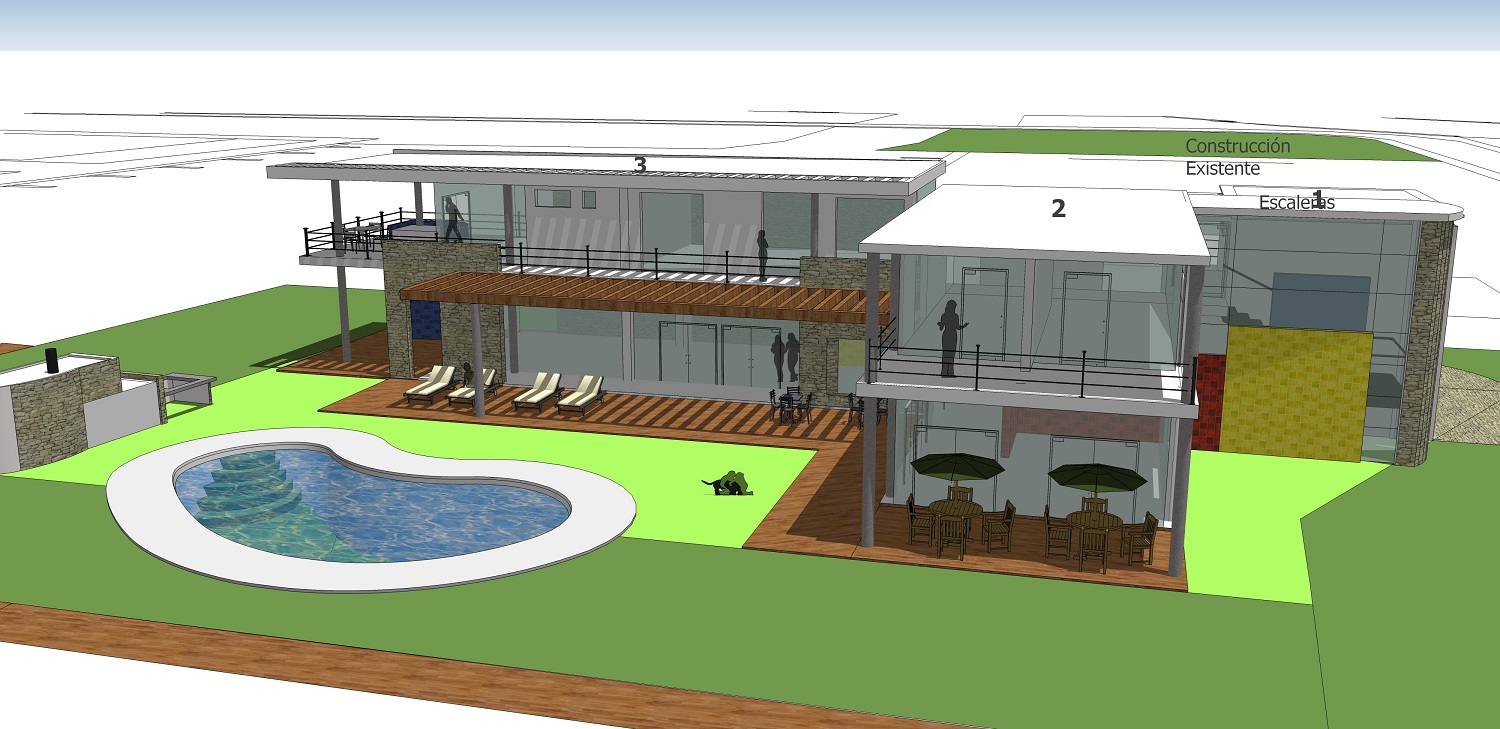 理查德 诺伊特拉作品 EBasico-7b-share住宅 Sketchup模型-1
