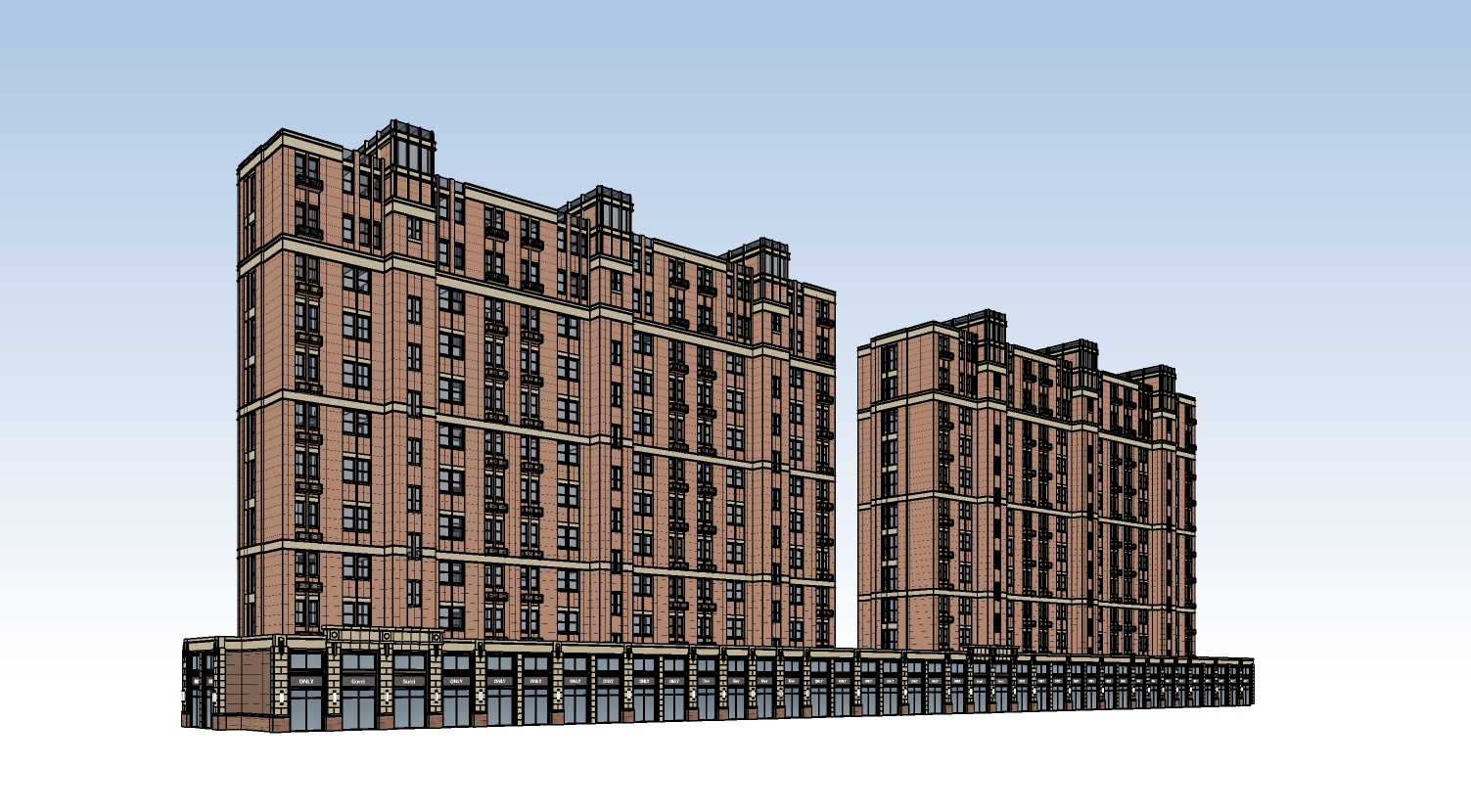 某新古典风格住宅 sketchup模型-1
