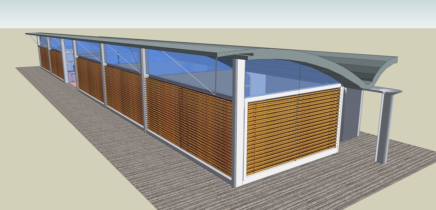 格伦.马库特作品 马格尼住宅 sketchup模型-1
