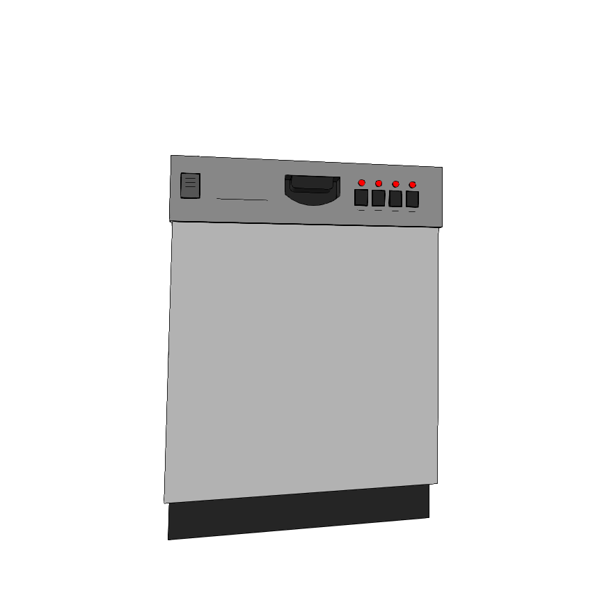 家用电器洗衣机模型-1