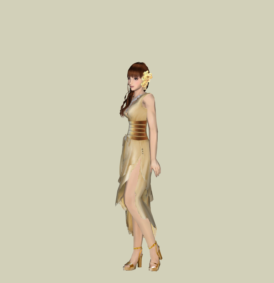 3D精细职业人物 女-1