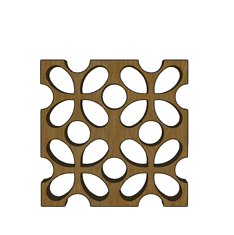中式屏风隔断-1