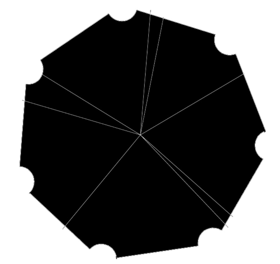 乔木 平面树笔刷 ABR格式-1