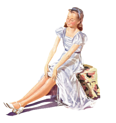 复古 人物 女人 免抠-1