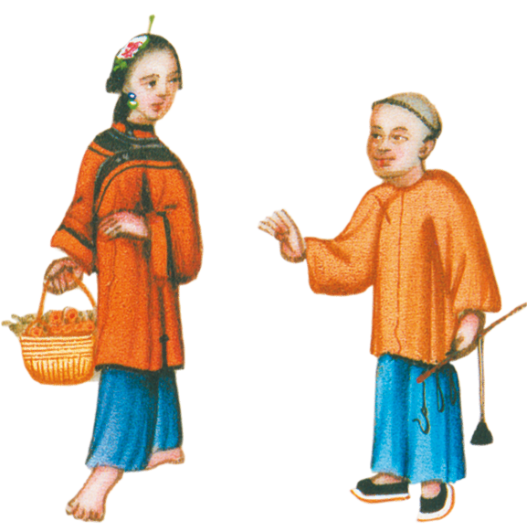 古代人物色彩素材PSD格式-1