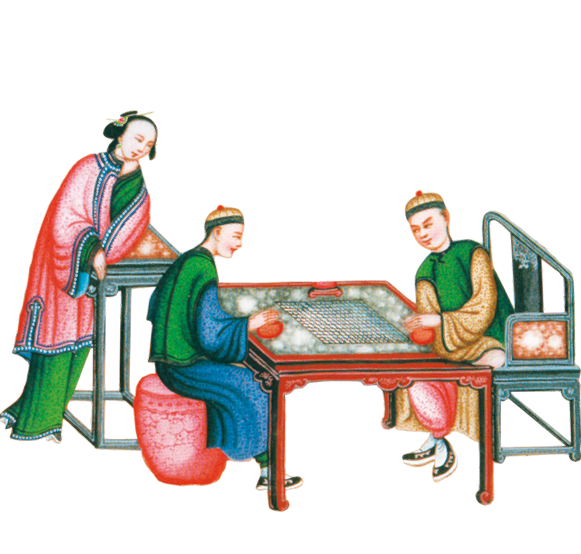 古代人物色彩素材PSD格式-1