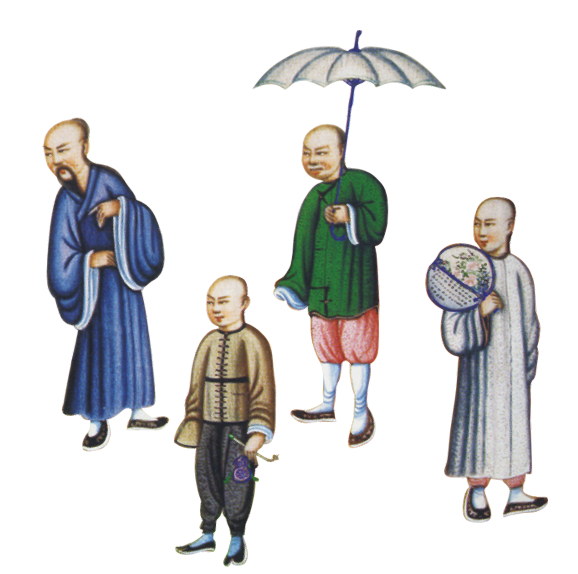 古典人物素材 PSD格式-1