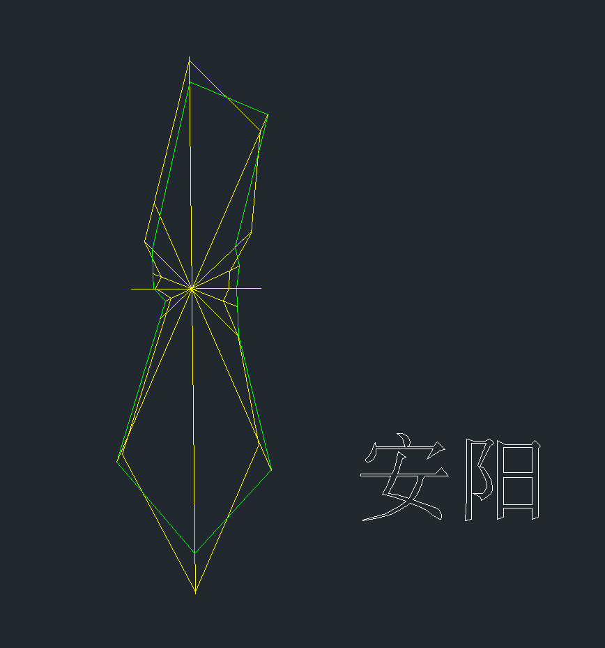 安阳市风玫瑰CAD图-1