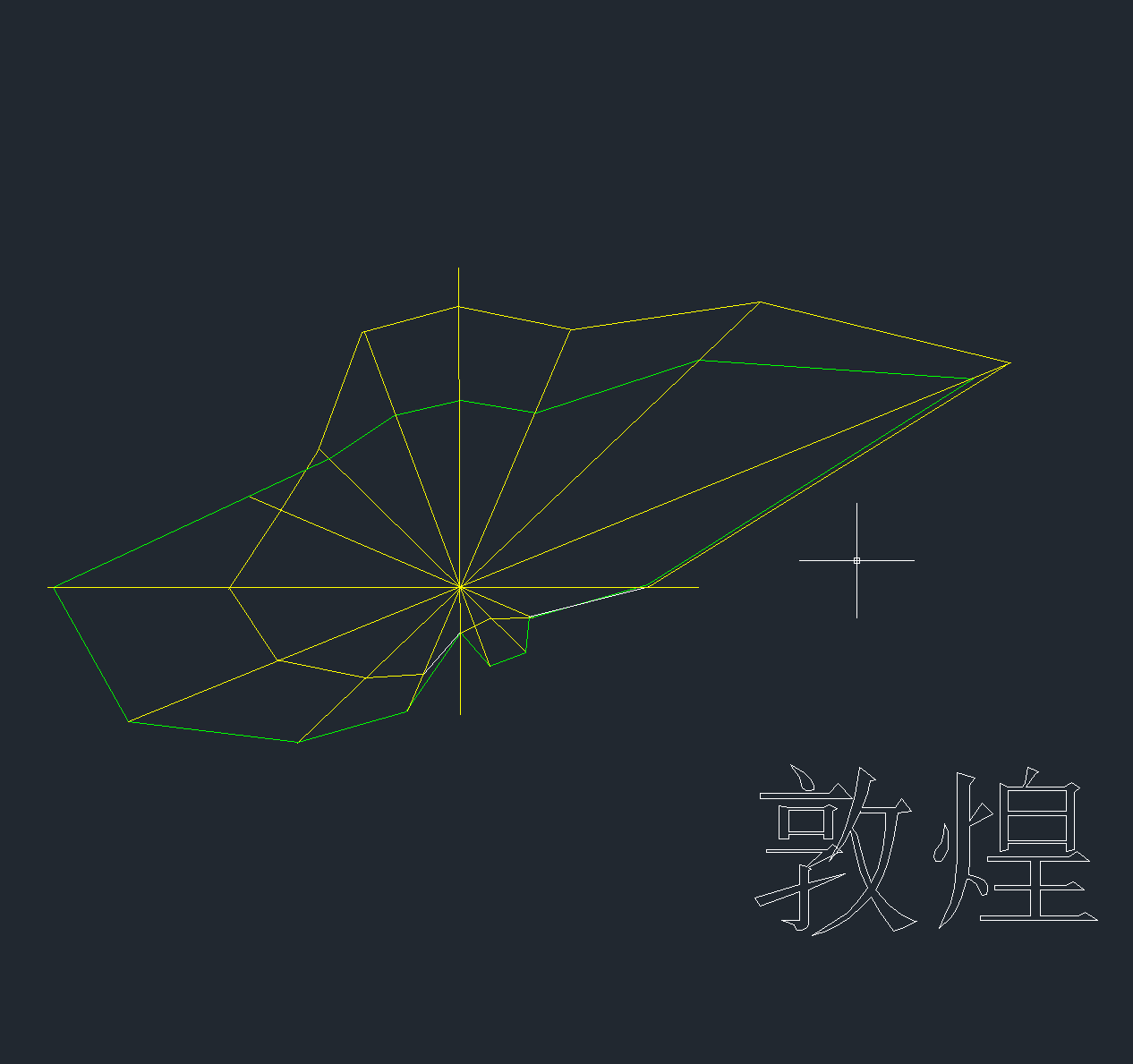 敦煌市风玫瑰CAD图-1