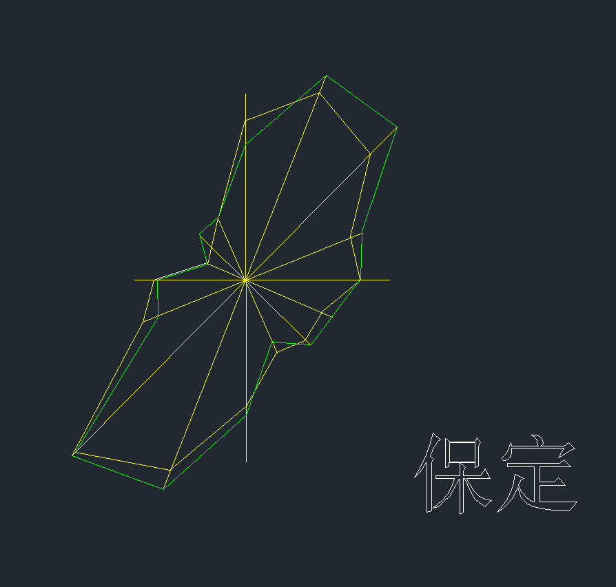 宝鸡市风玫瑰CAD图-1