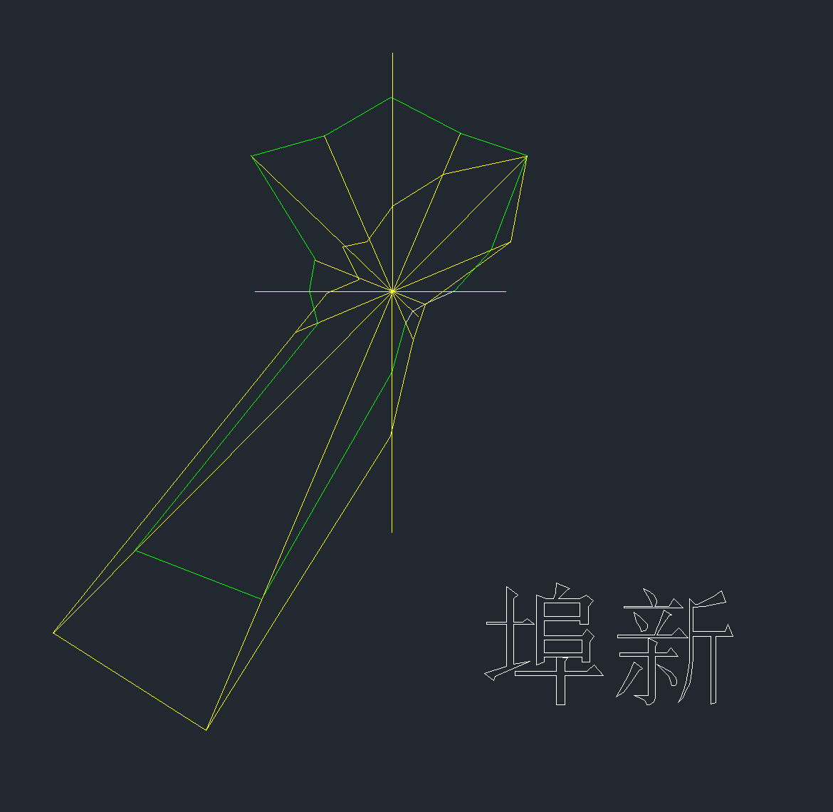 埠新市风玫瑰CAD图-1