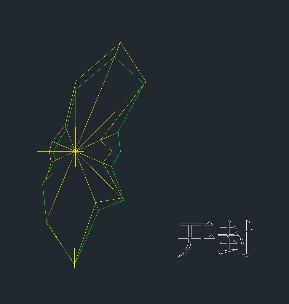 开封市风玫瑰CAD图-1