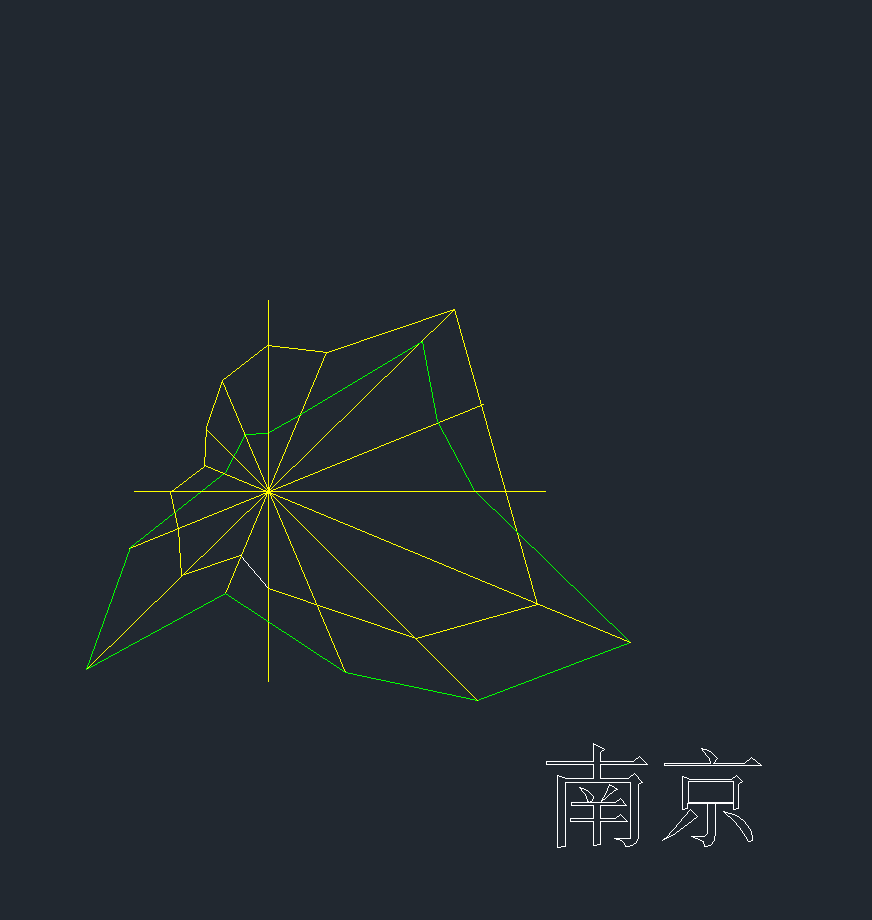 南昌市风玫瑰CAD图-1