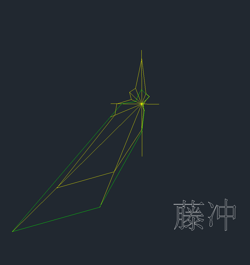 唐山市风玫瑰CAD图-1