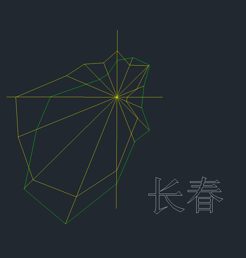 长春市风玫瑰CAD图-1