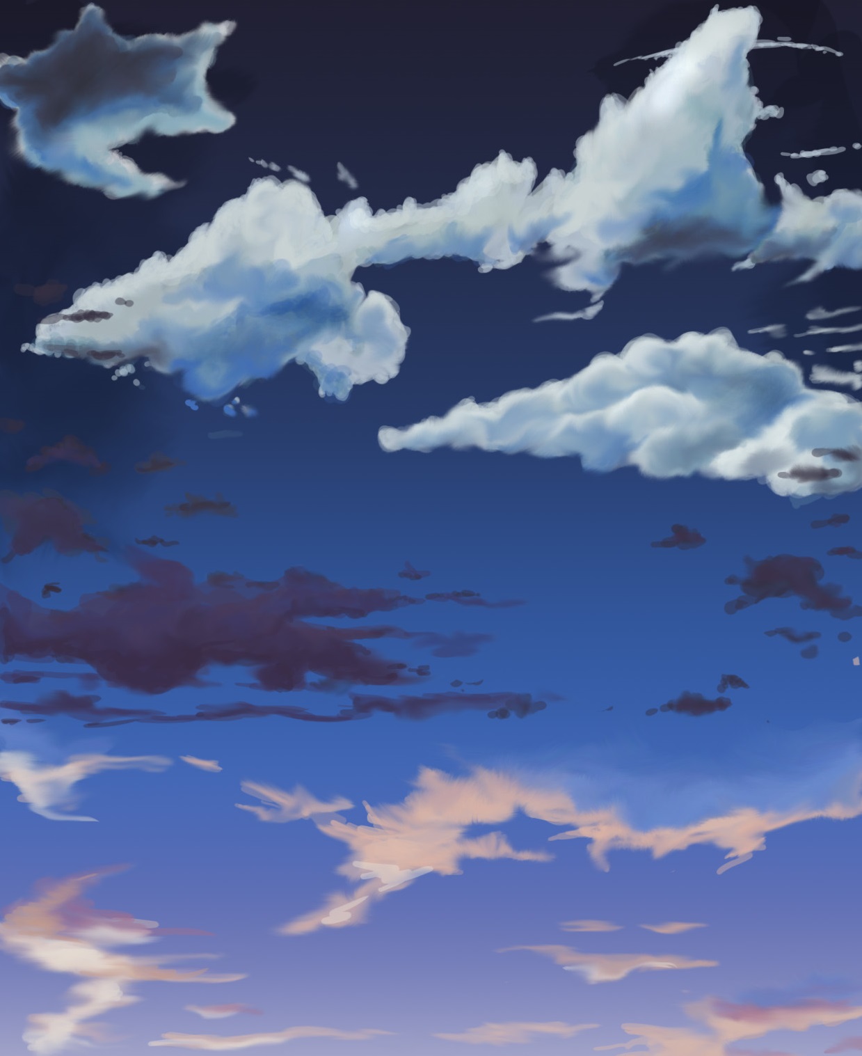 漫画风天空素材-1