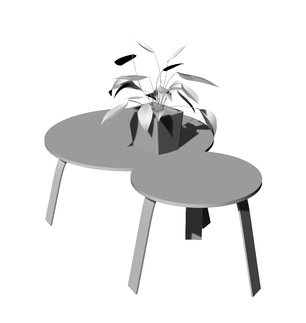 休闲桌模型  Rhino精品模型-1