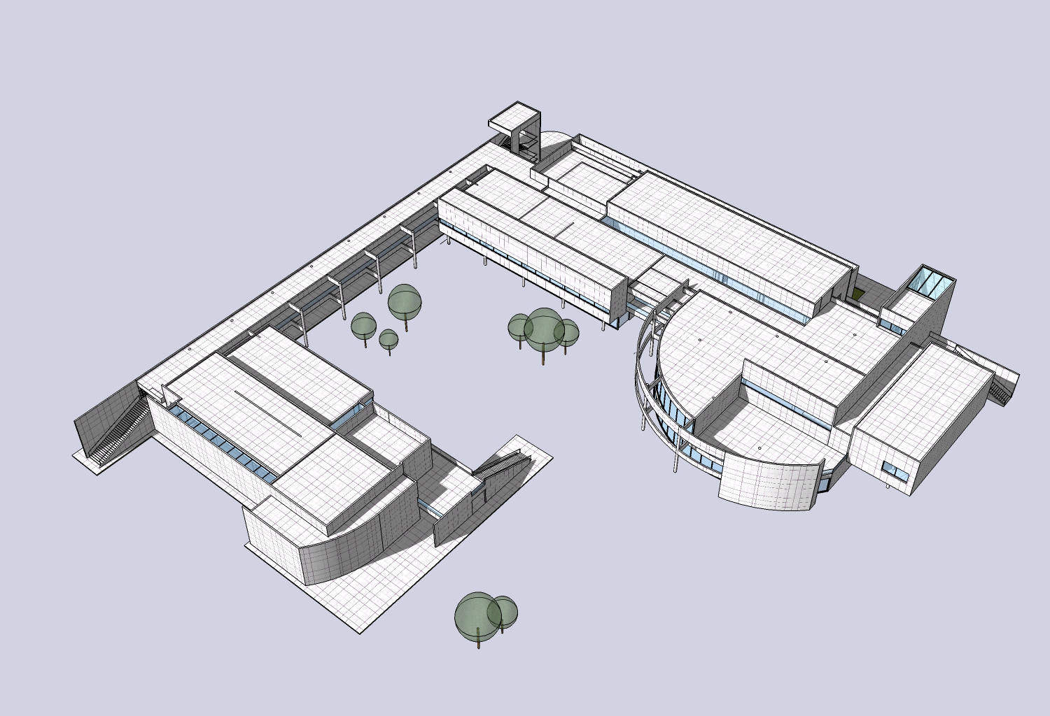 【大师作品】 理查德迈耶 Weishaupt Forum-1