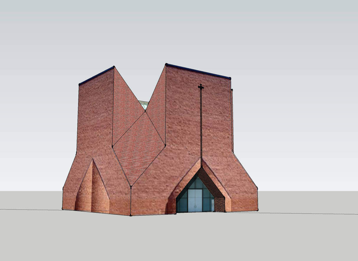 【大师作品】马里奥博塔 Chiesa a Seriate-1