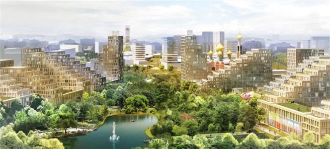 奥金佐沃2020生态城（Odintsovo 2020 Eco-City Proposal ）