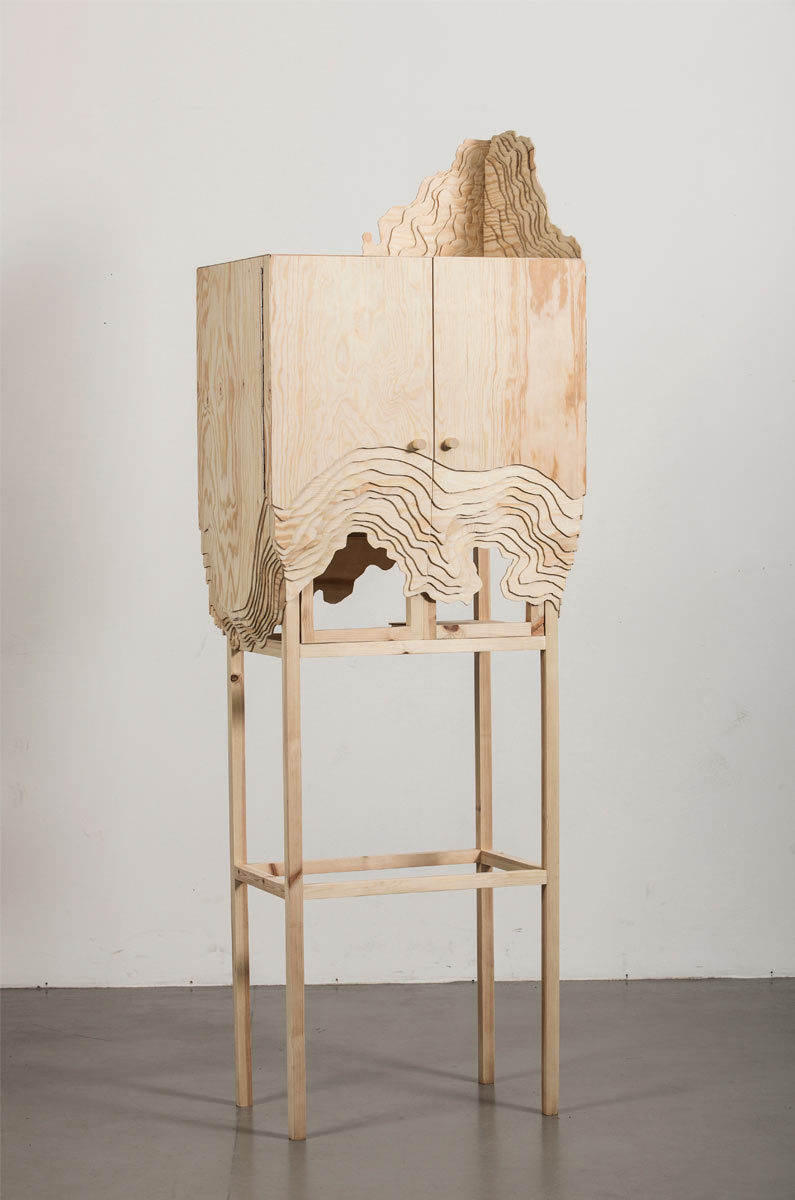 Furniture Erosion: Nate Cabinet by Lisa Berkert Wallard