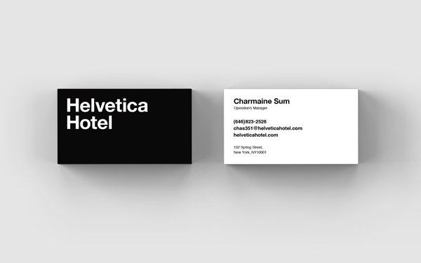 Helvetica Hotel品牌设计