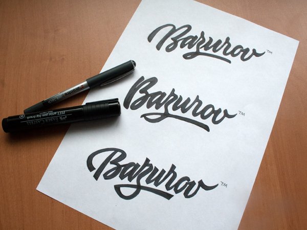 Calligraphy & Lettering Logos. Behind the scenes——字体设计的幕后