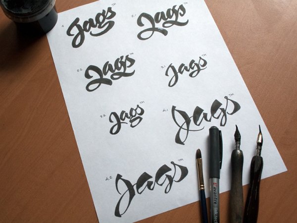 Calligraphy & Lettering Logos. Behind the scenes——字体设计的幕后