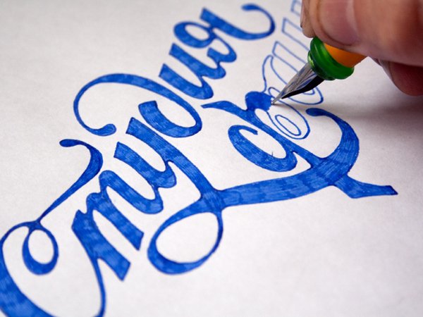 Calligraphy & Lettering Logos. Behind the scenes——字体设计的幕后