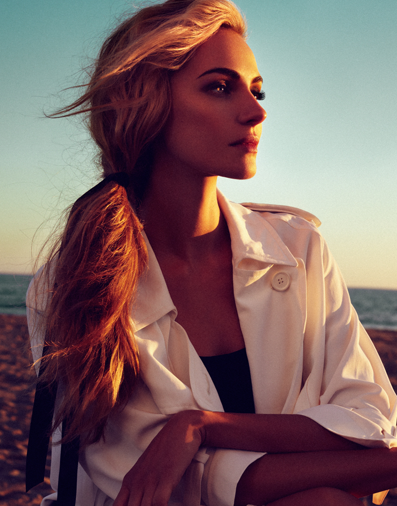 时尚杂志摄影：Valentina Zelyaeva By Xavi Gordo For Elle Russia April 2014